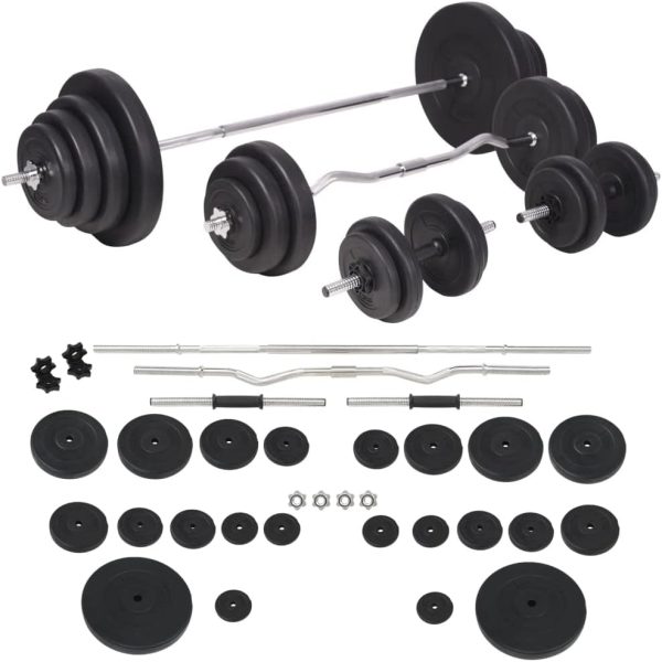 Barbell and Dumbbell Set 264.6 lb (267.3lbs)