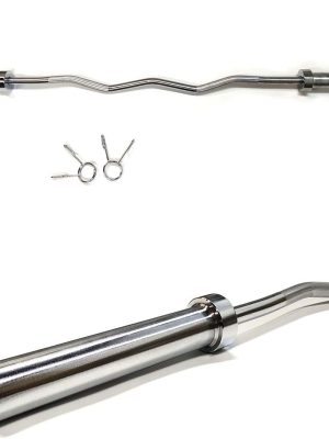 2" diameter standard Olympic Super Curl  Curl Bar weight , 47" /60"