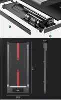Treadmills The Mini Treadmills Walking Machine Home Fitness Exercise Equipment Electric Treadmill Gym Folding Running Machine (Black)