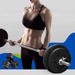 Men's Home Fitness Barbell Set 20kg 30kg 35kg Barbell Set Squat Straight Weight Lifting Equipment 1.2m Barbell Bar (Color : Black Size : 35kg)