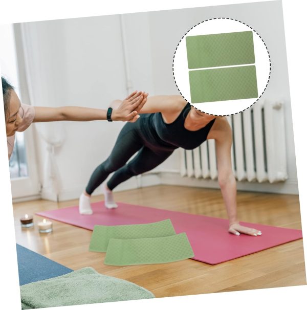 5 Pairs Yoga Support Mat Work Out Mat Yoga Kneeling Pad Gym Cushion Reformer Pilates Knee Pad Yoga Pad Traveling Accessories Anti-skid Yoga Knee Pad Portable Pads Rubber Fitness