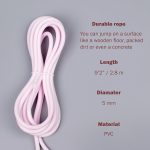 Jump Rope for Fitness Adjustable Rope for Men, Women, and Kids Ideal for Cardio and Training Workouts